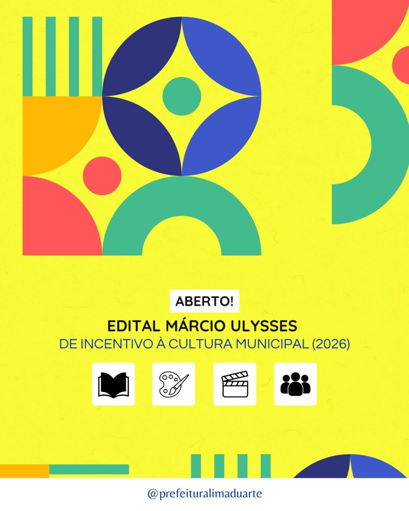 Imagem da notícia: CULTURA: EDITAL MÁRCIO ULYSSES 2025